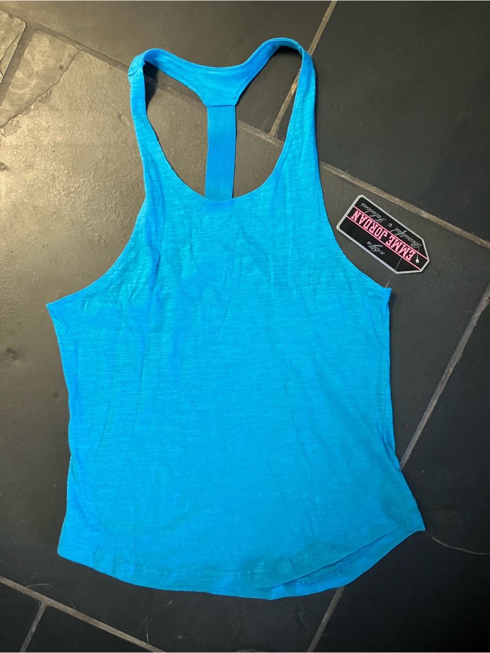 Emme Jordan Women’s Size Medium Turquoise Tank Top